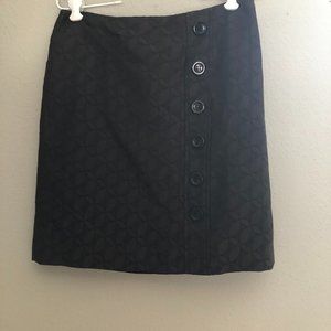 Vintage Y2K ANN TAYLOR Jacquard A Line Skirt Women’s size 2 2P   Brown